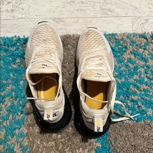 Nike Cream and Black Sneakers